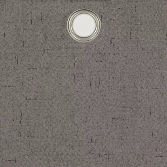 Eclipse Windsor Blackout Smoke Gray Single Grommet Curtain Panel 42" x 63" - Picture 4 of 9